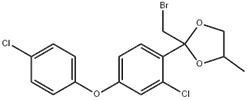 2-(溴甲基)-2-(2-氯-4-(4-氯苯氧基)苯基)-4-甲基-1,3-二氧戊环.png