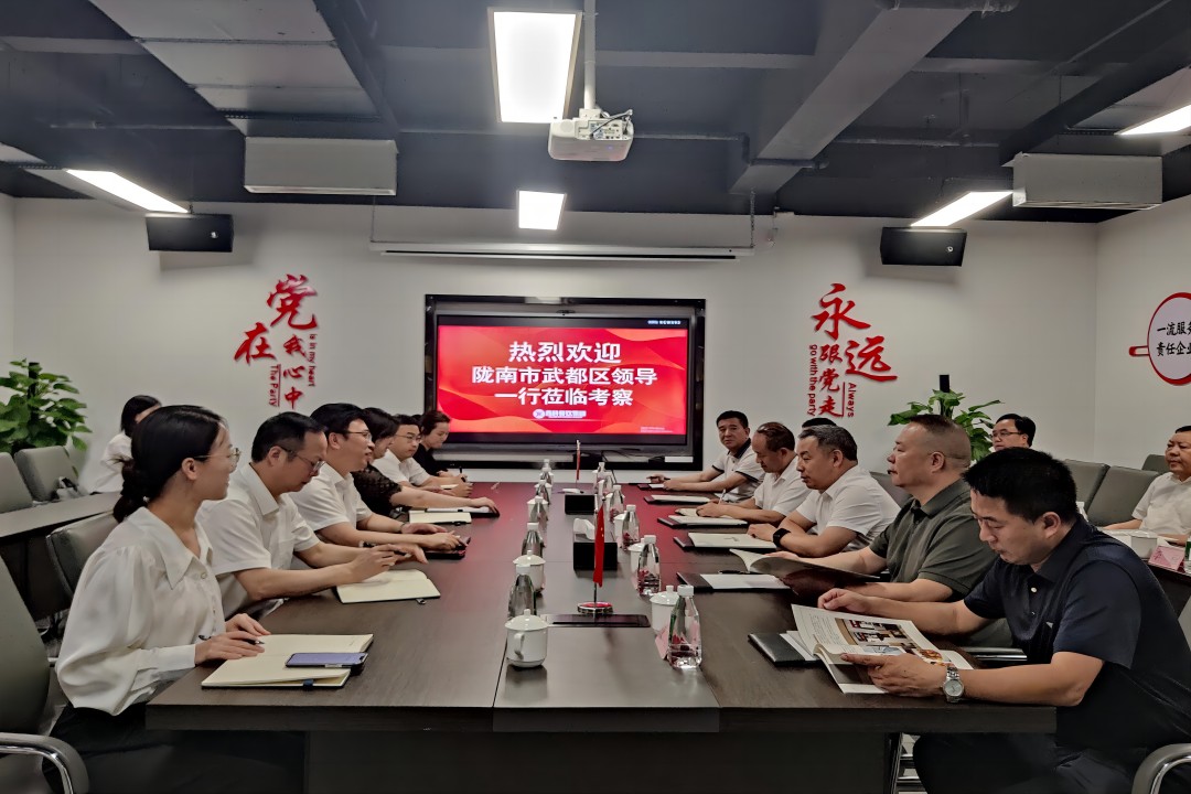 交流相助 同营生长 ——陇南市武都区向导一行莅临伟易博餐饮治理集团调研考察